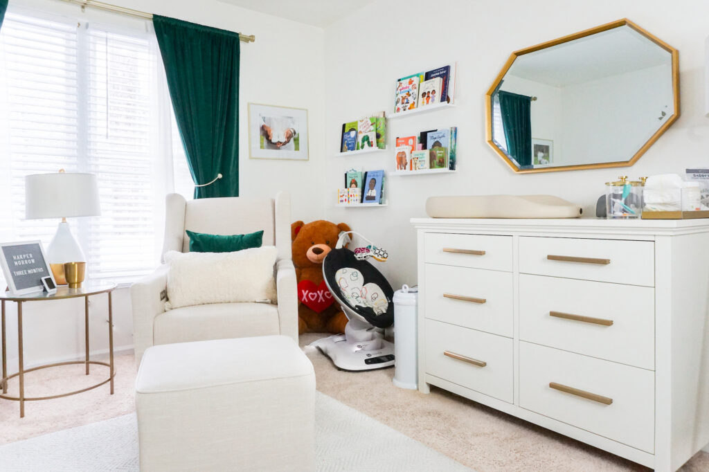 Bright and airy nursery